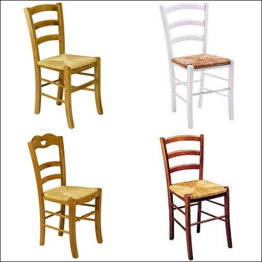 Tabouret paille conforama