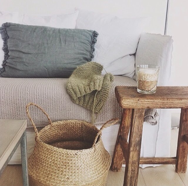 Deco tabouret bois