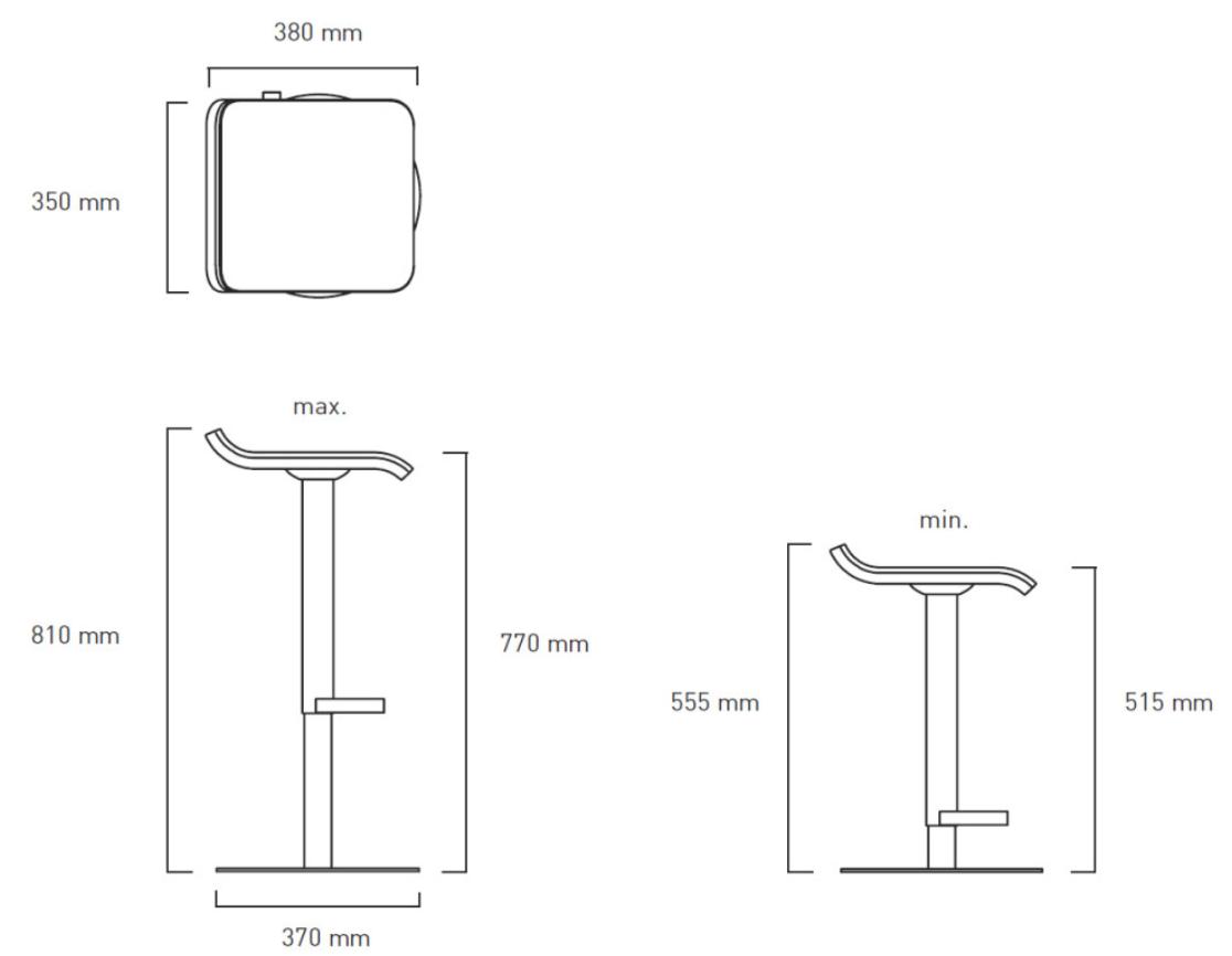 Hauteur tabouret