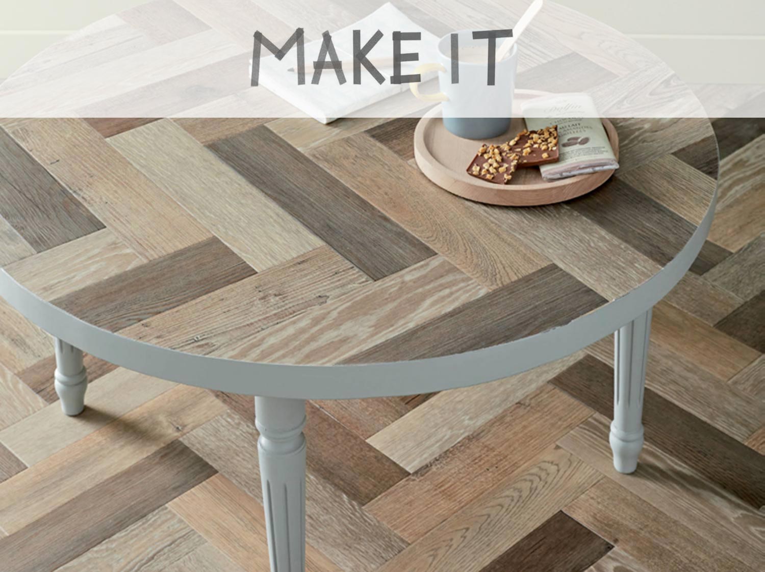 Table basse ronde diy