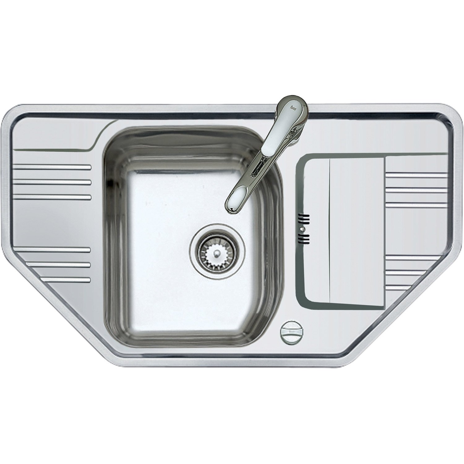Evier inox 1 cuve leroy merlin