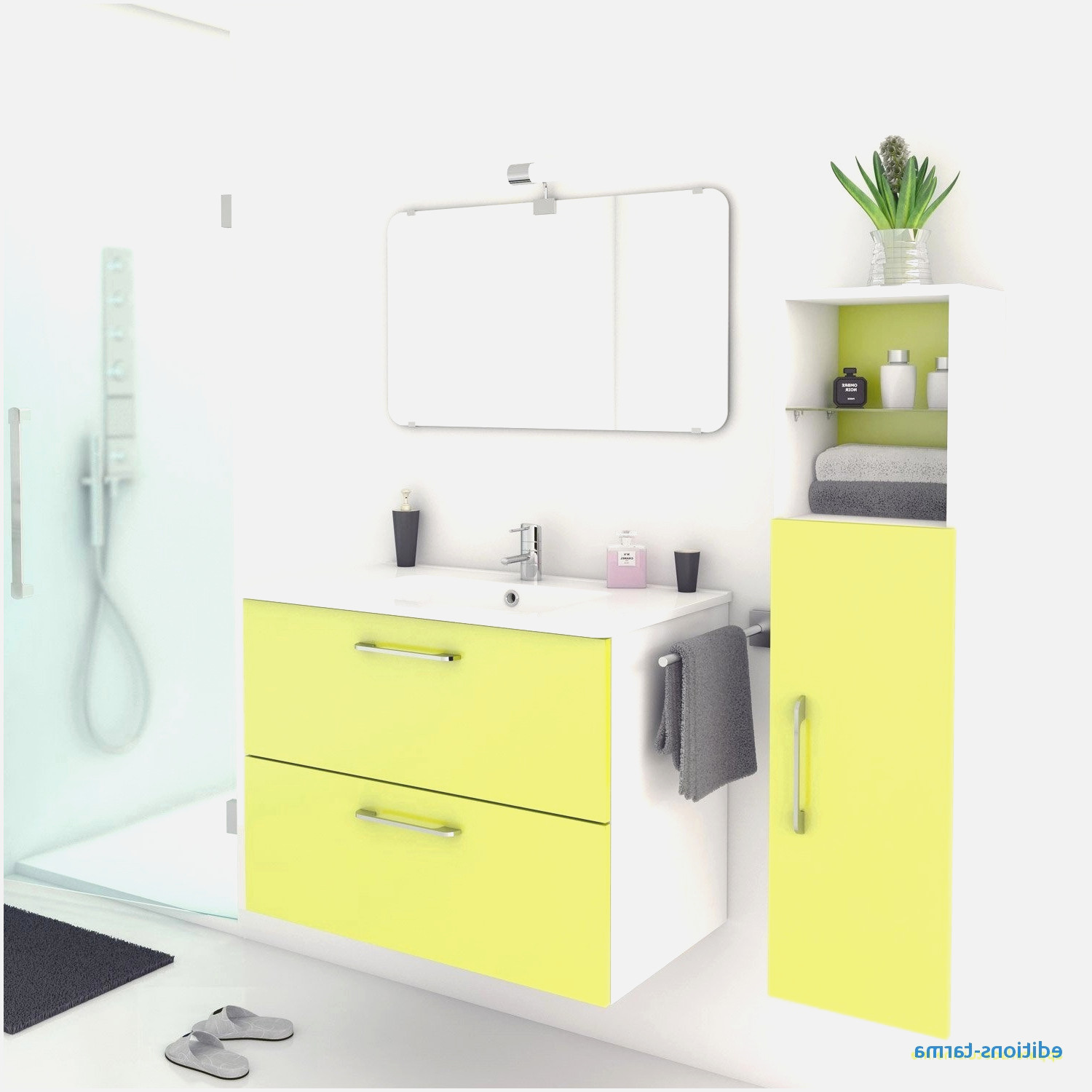 Coupe sur evier cuisine