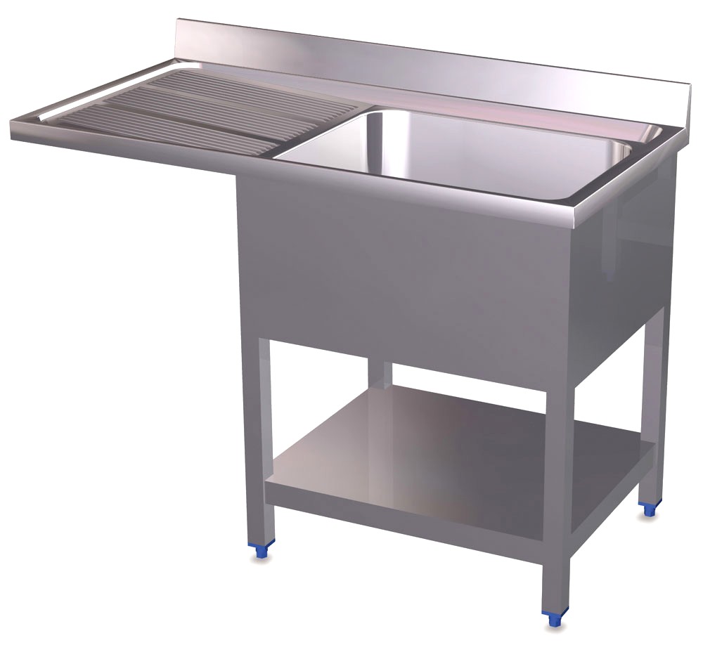 Evier inox industriel