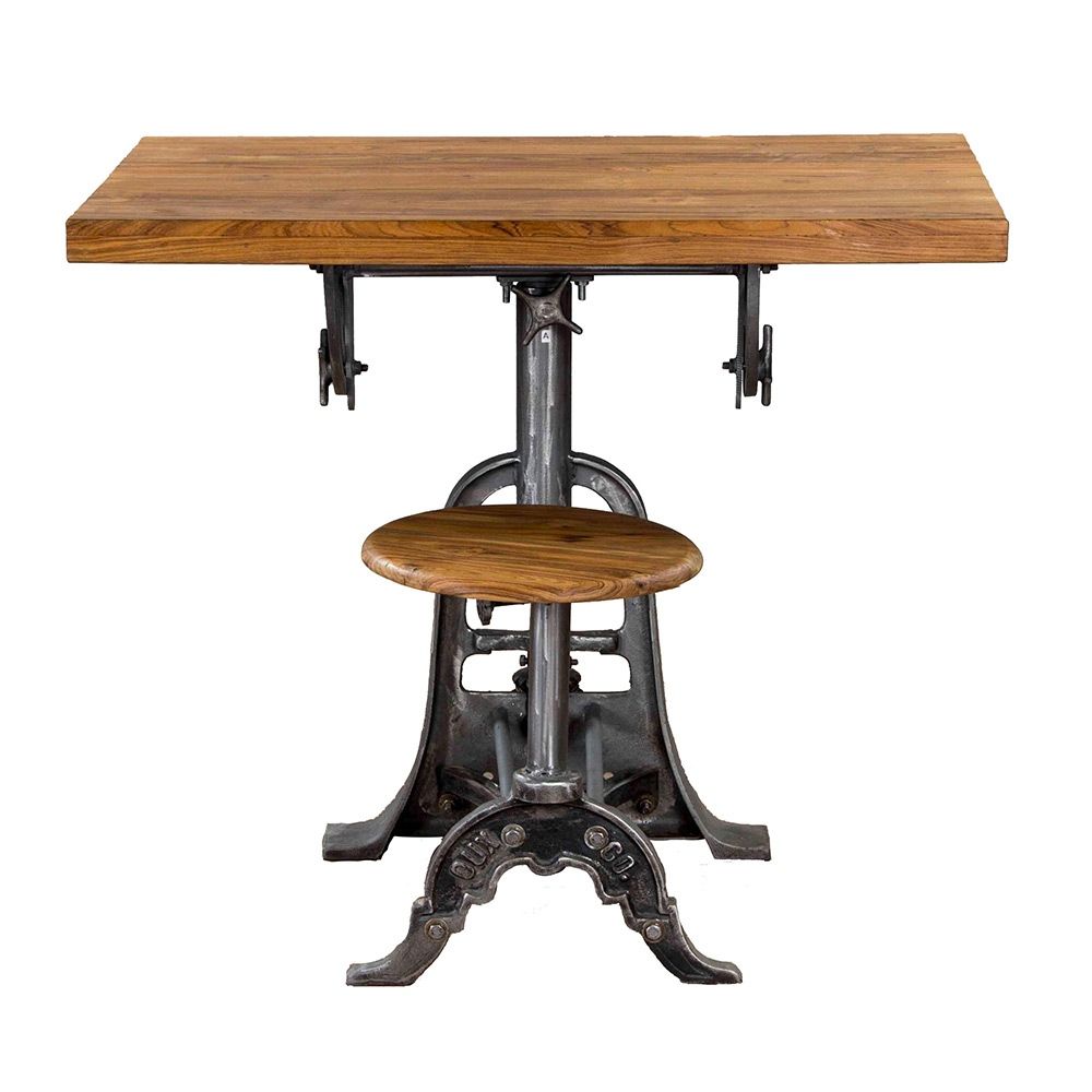 Table avec tabouret integre