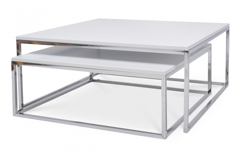 Table basse gigogne roulettes