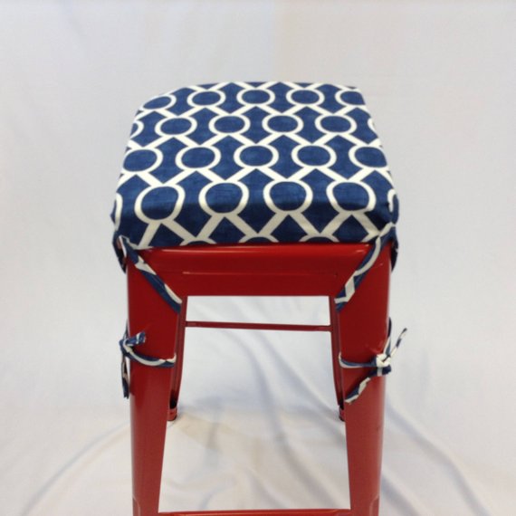 Coussin de tabouret carre