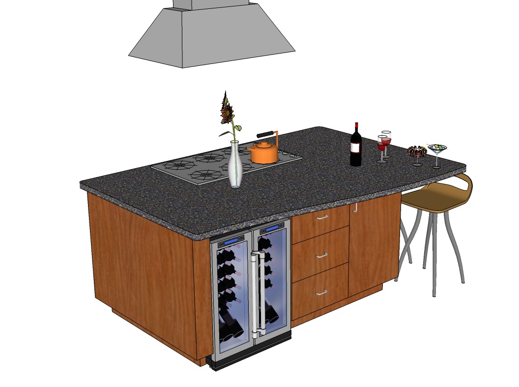 Evier cuisine revit