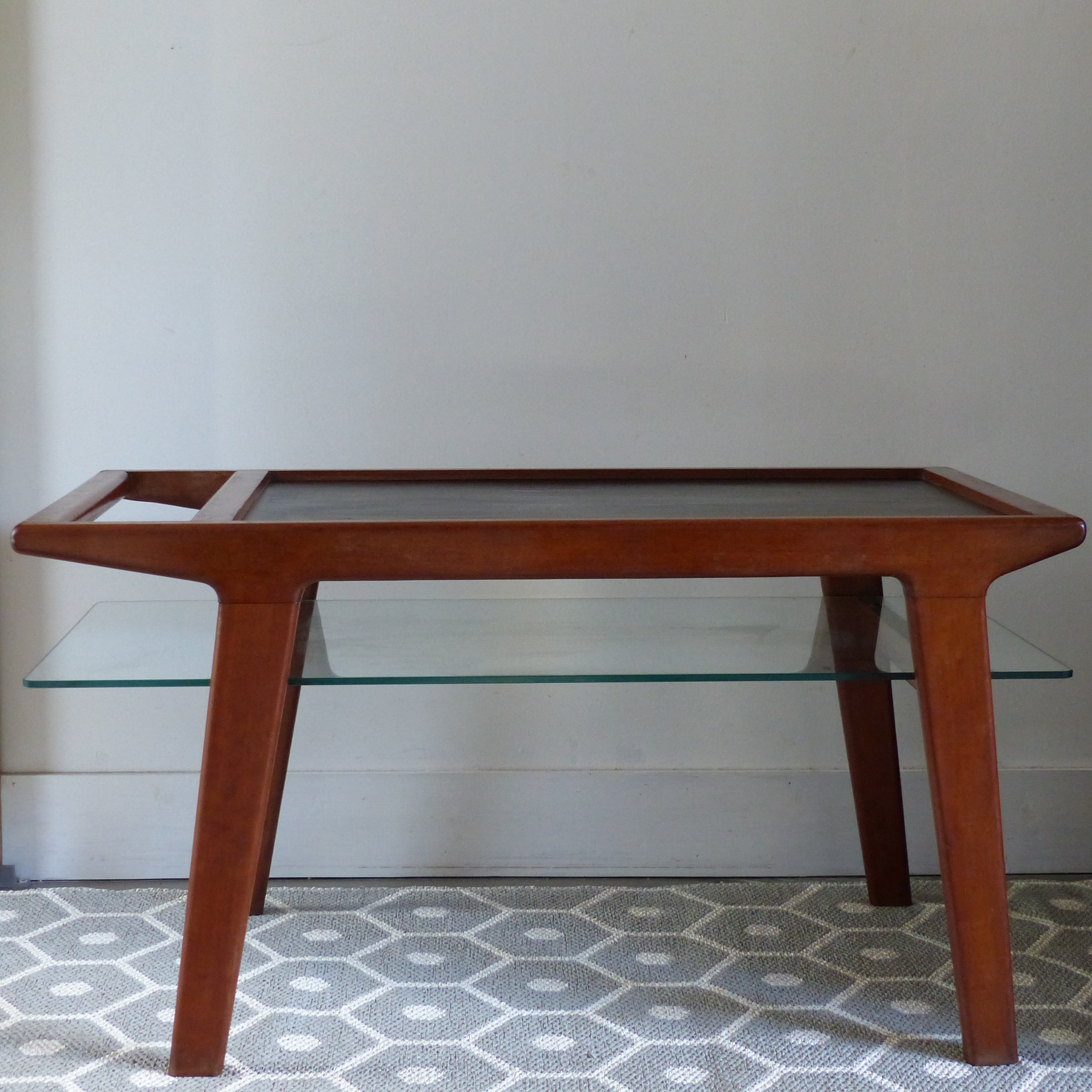 Table basse industrielle brocante