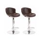 Tabouret de bar marron chocolat