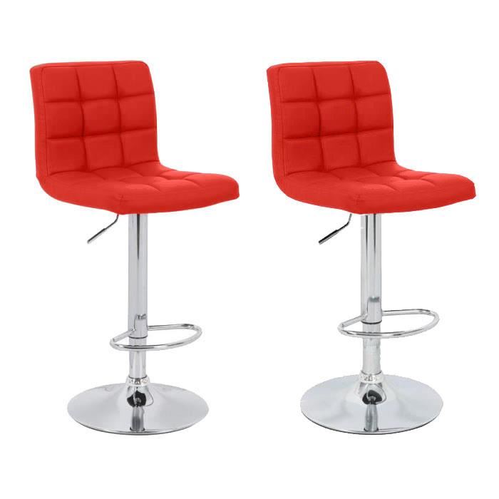 Cdiscount tabouret de bar rouge