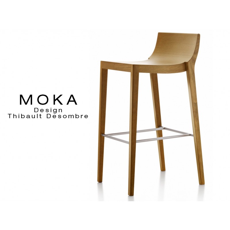 Assise de tabouret bois