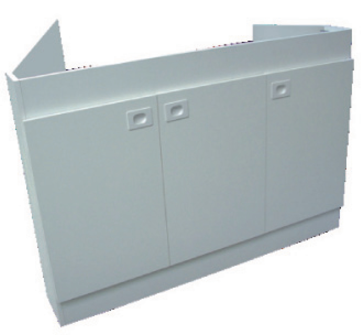 Meuble sous evier cuisine 3 portes