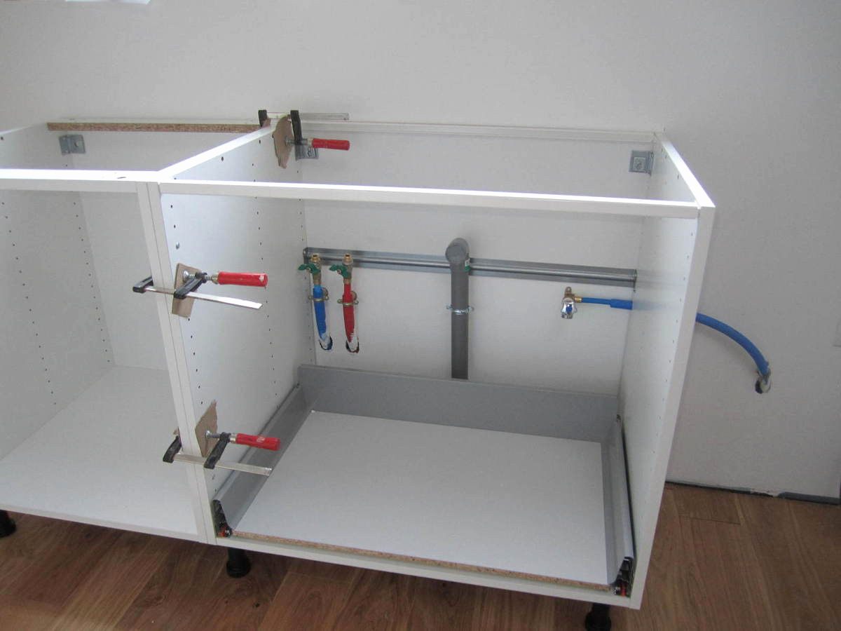 Meuble evier avec lave vaisselle encastrable