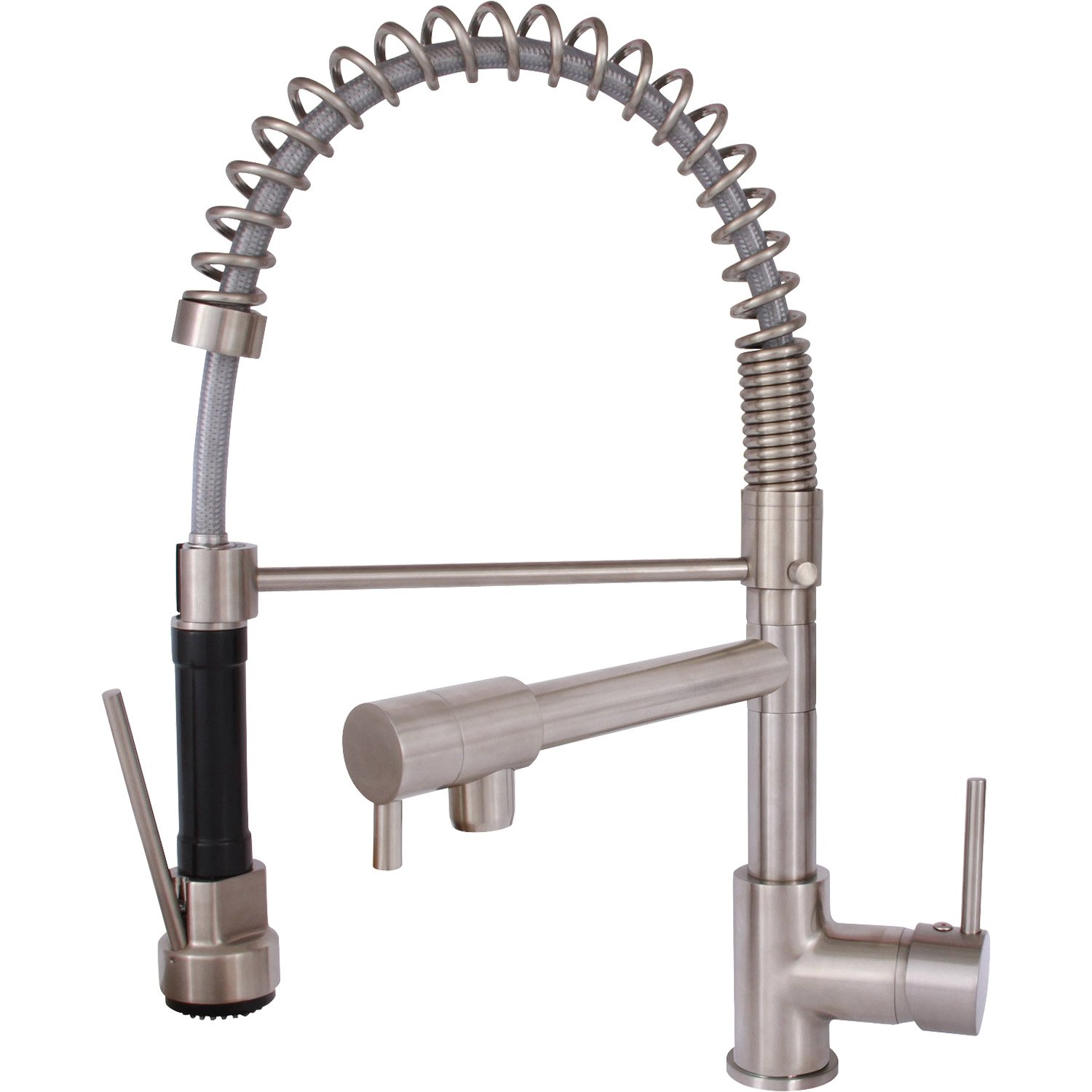 Mitigeur evier inox brossé
