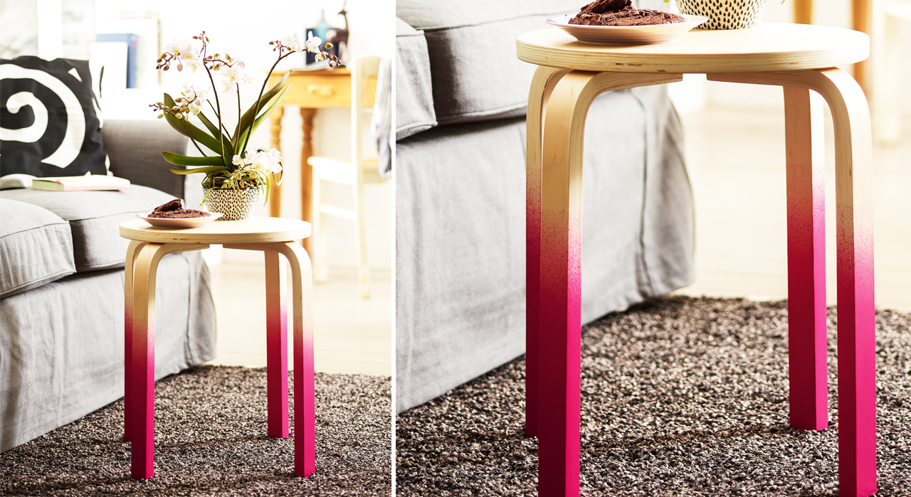 Peindre un tabouret