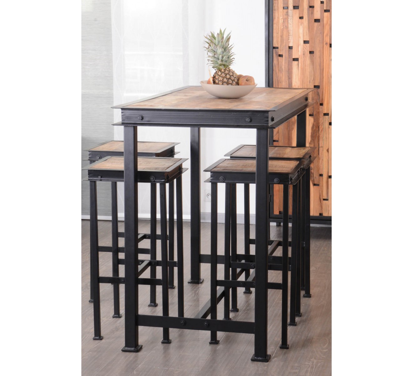 Table haute et tabouret