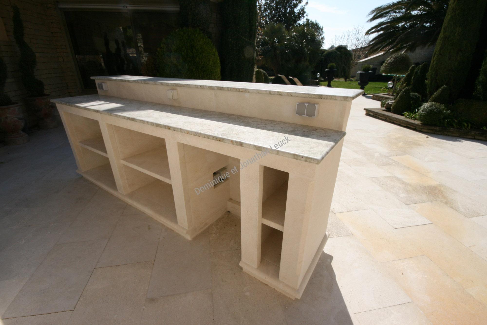 Evier exterieur en beton