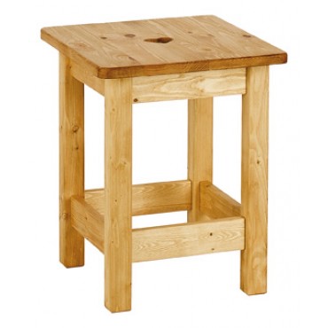Tabouret bois montagne