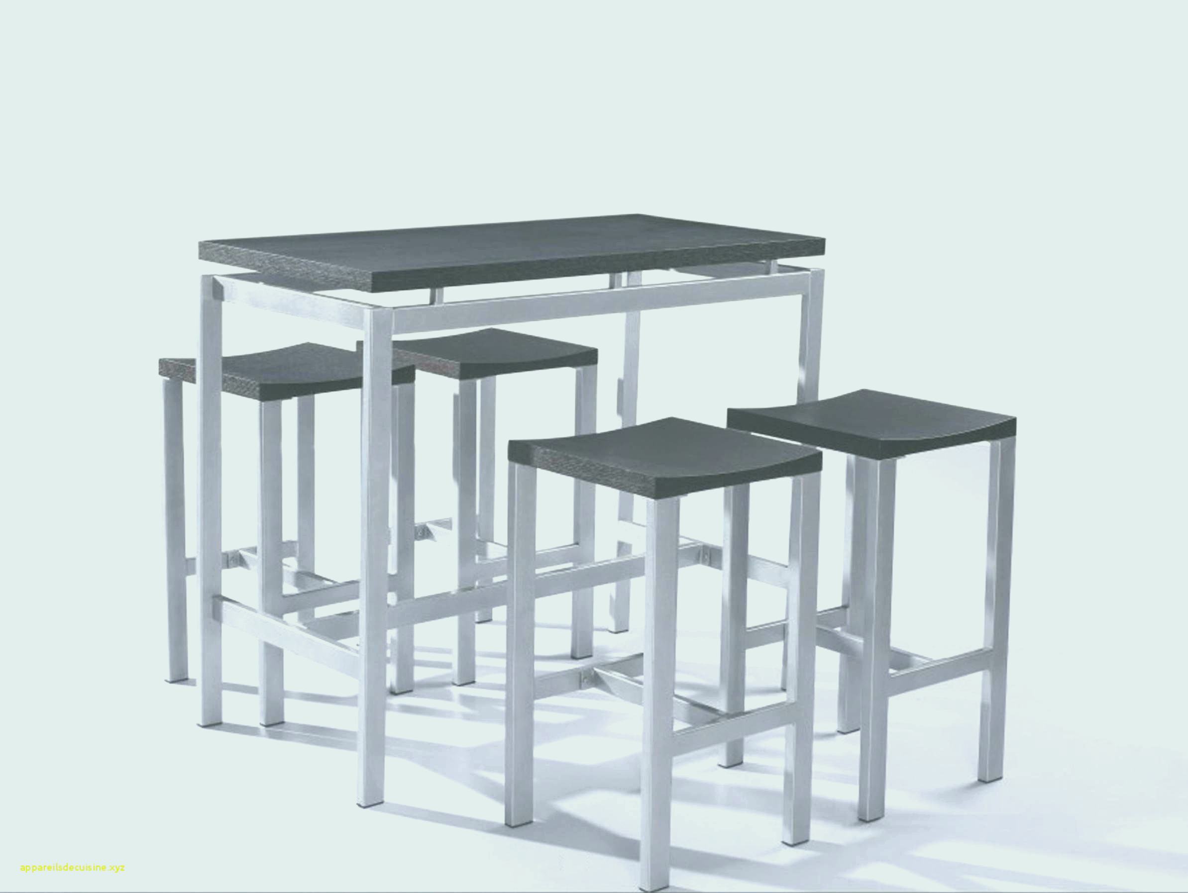 Table basse bois 4 poufs