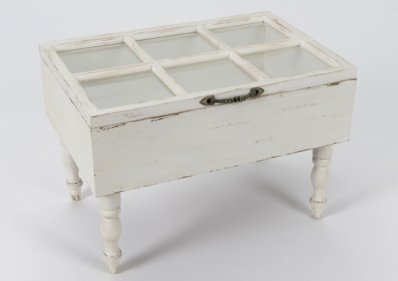 Table basse ronde shabby