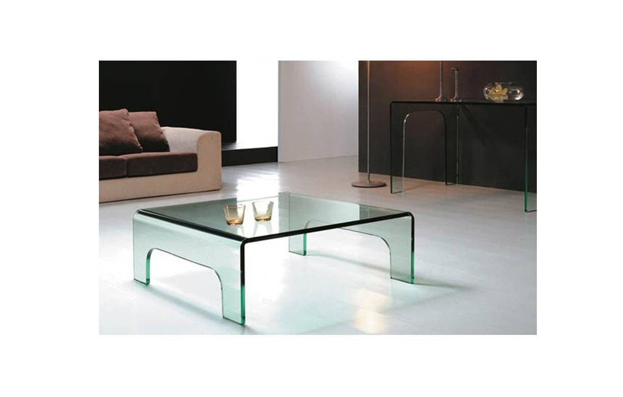 Table basse en verre haut de gamme