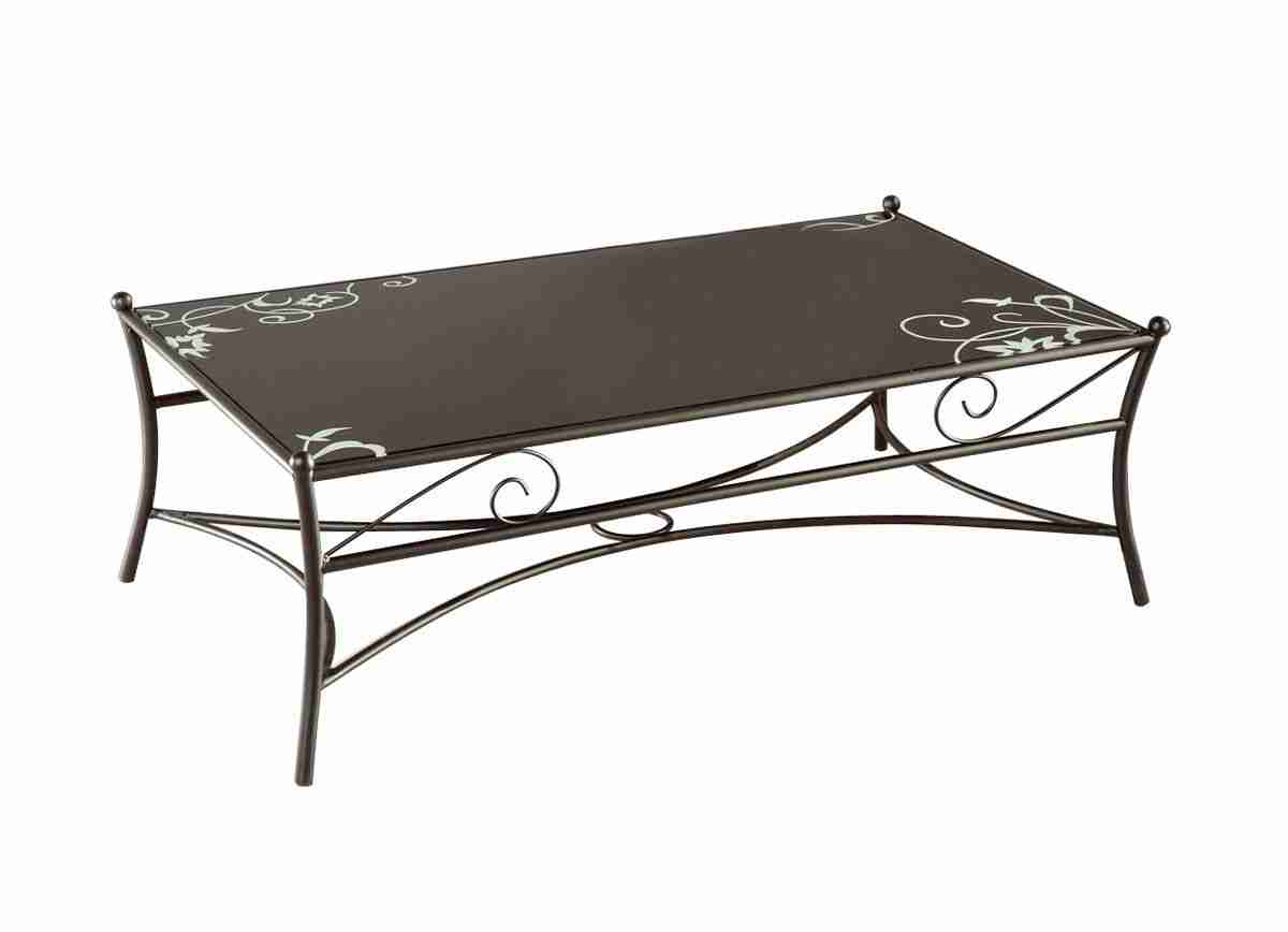Table basse en verre 2 niveaux