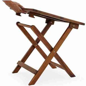Table basse jardin bois pliante
