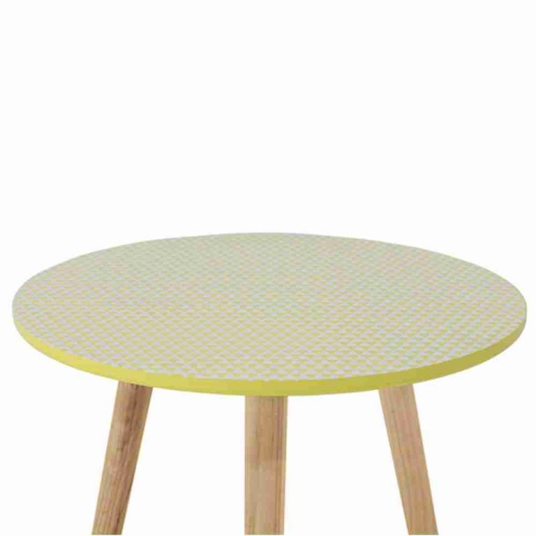Table basse scandinave bi color