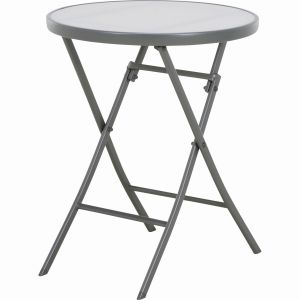 Table basse ronde style scandinave typik blanc
