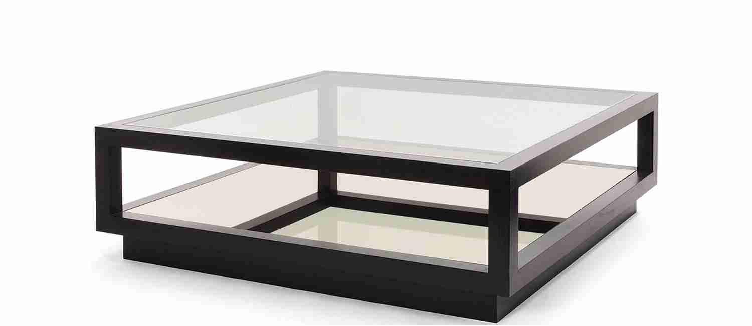 Table basse en verre blanka