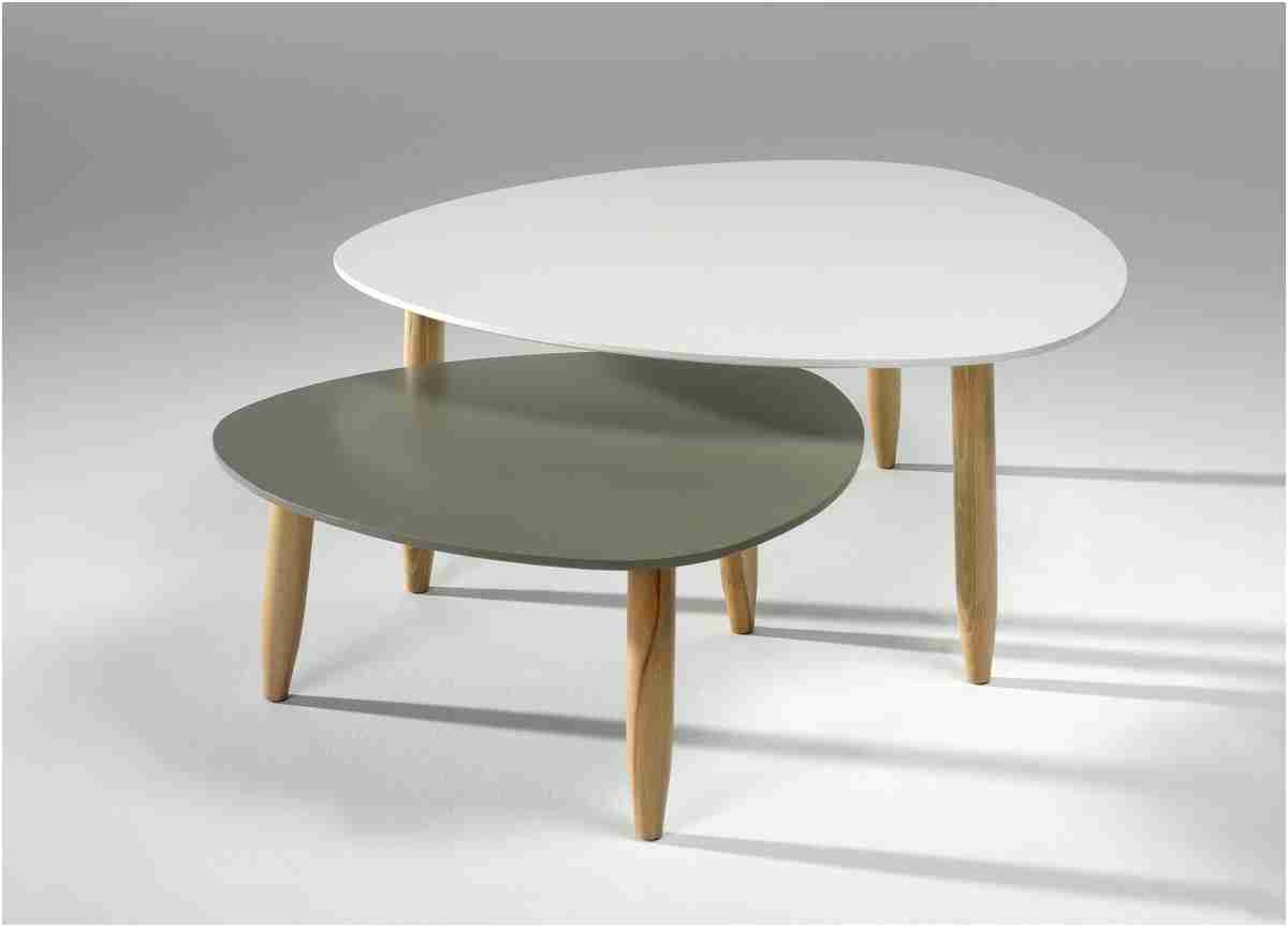 Table basse scandinave noir laqué