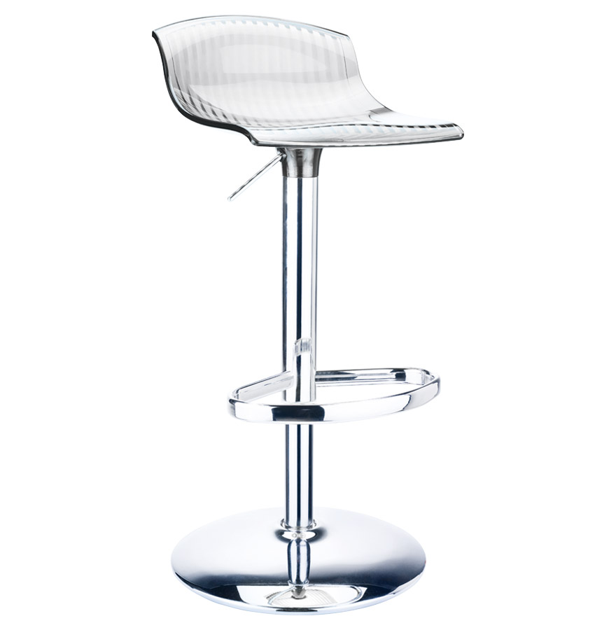 Tabouret de bar transparent design