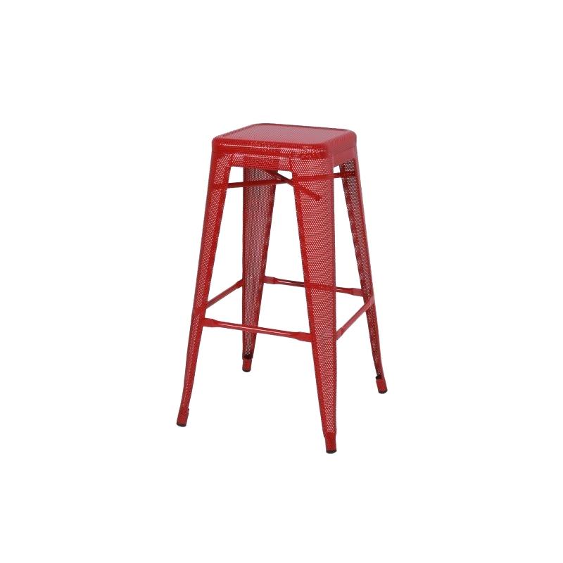 Tabouret de bar style industriel loft noir