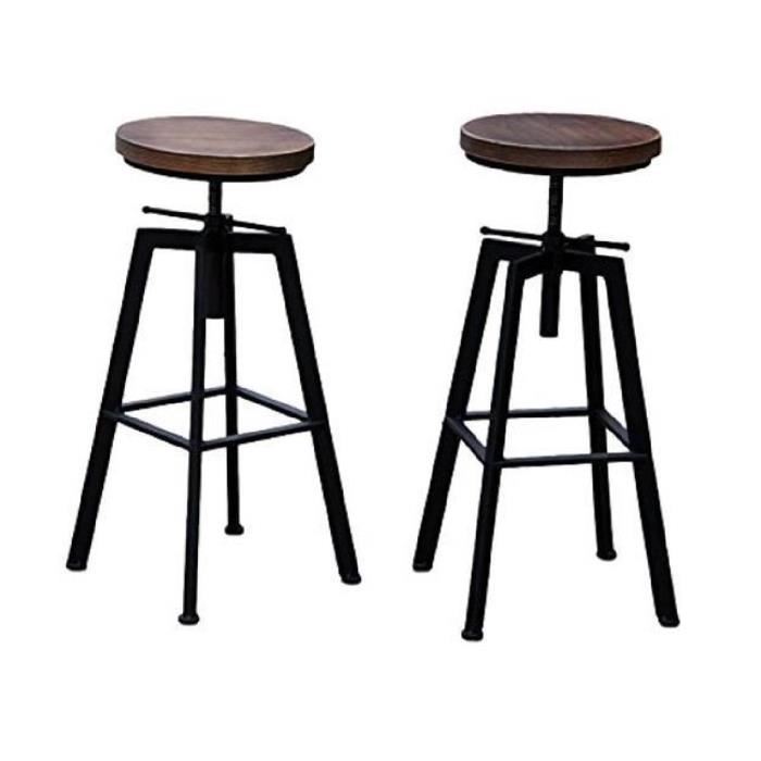 Tabouret reglable vintage