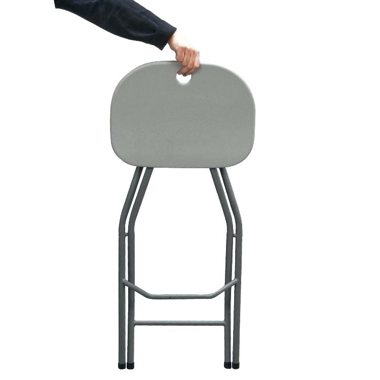 Tabouret de bar pliant hauteur 65 cm