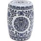 Tabouret chinois porcelaine