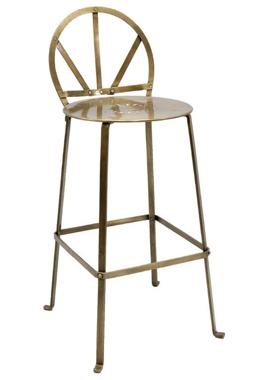 Tabouret bar doré