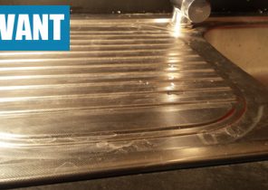 Evier inox entretien
